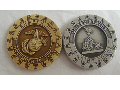 US Marine Corps Challenge Coin