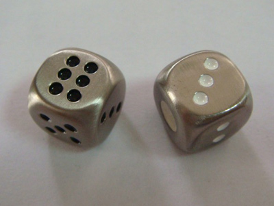 Metal Pips Dice