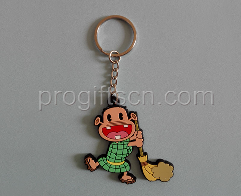 Cheap PVC keyring